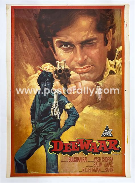 Buy Deewaar 1975 Original Bollywood Movie Poster - Posterally Studio ...