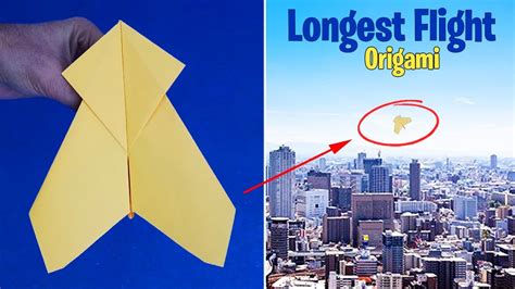 World Record Longest Flying Paper Airplane How To Make 2023 ...