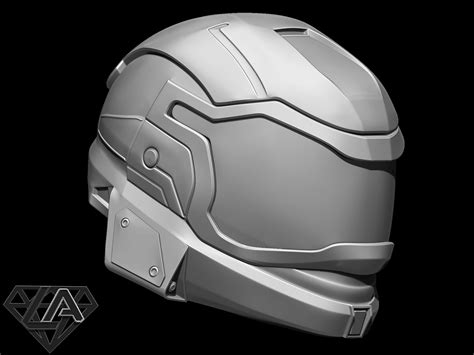 Halo Reach Gungnir Custom Helmet - 3D Model by LAfactorystore