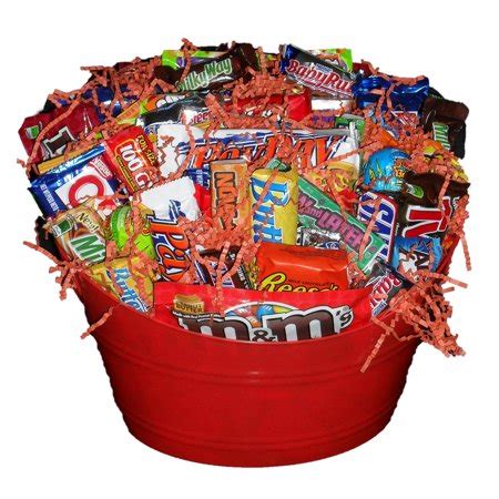 All Candy Gift Basket Chocolate Candy Bars Same Day Delivery $49.99