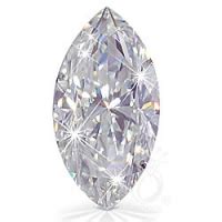 Marquis Cut Loose Charles & Colvard Moissanite Stone , Moissanite ...