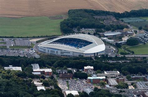 Brighton Hove Albion American Express football Community Stadium aerial ...