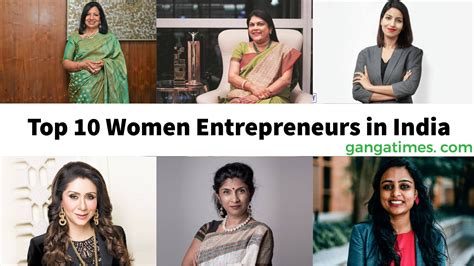 Top 10 Most Successful Women Entrepreneurs in India