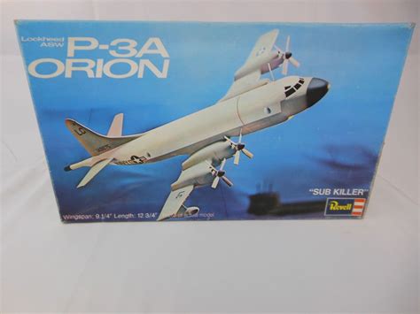 1973 Issue Revell 12 3/4" Lockheed P-3 Orion model. | Airplane for sale, Lockheed, Revell