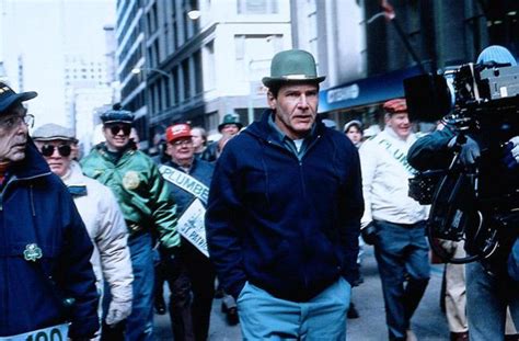 Harrison Ford during the filming of "The Fugitive." : r/Moviesinthemaking