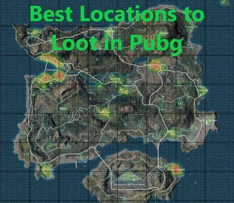 Top 10 Best Loot Locations in Erangel Map - PUBG Loot Locations