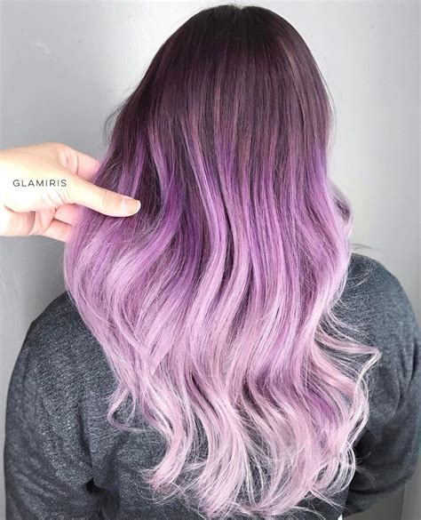 40 Cool Pastel Hair Colors in Every Shade of Rainbow | Purple ombre hair, Lilac hair, Pastel ...