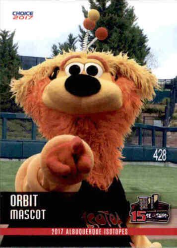 2017 Albuquerque Isotopes Choice #8 Mascot Orbit - NM Baseball Card | eBay