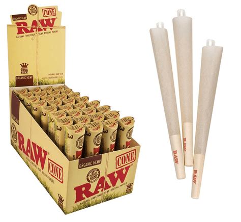 RAW ORGANIC CONES KING SIZE – ALL IN ONE SMOKE SHOP