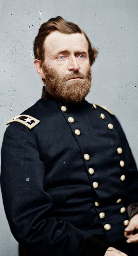 Civil War General and President Ulysses S. Grant in Color... Original Photo in B. | Civil War ...