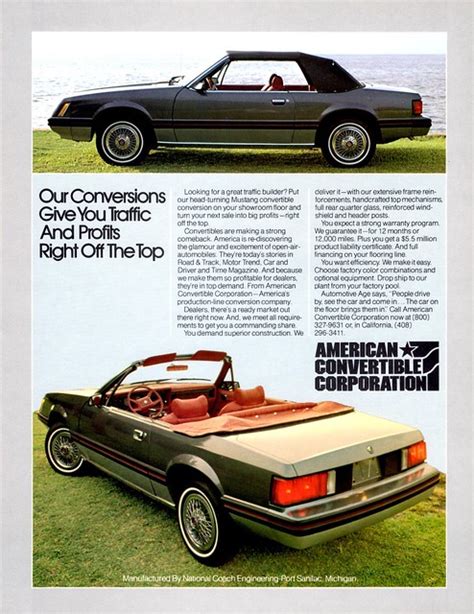 1980 Ford Mustang Convertible by American Conv. Corp. | Flickr - Photo ...