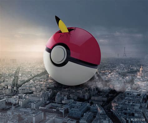 Pokemon go Paris Poster by mjd360 on DeviantArt