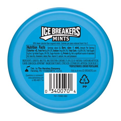 ICE BREAKERS Coolmint Sugar Free Mints, 1.5 oz puck