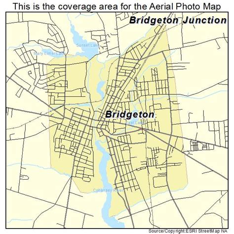 Aerial Photography Map of Bridgeton, NJ New Jersey