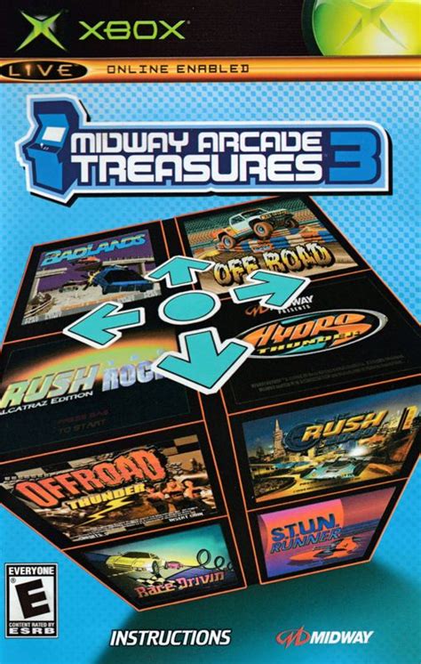 Midway Arcade Treasures 3 (2005) GameCube box cover art - MobyGames