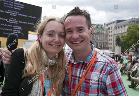 Cerrie Burnell Alex Winters Cbbc Presenters Editorial Stock Photo - Stock Image | Shutterstock