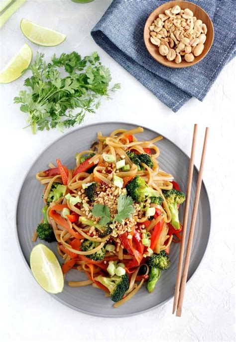 Pad Thai facile (vegan, sans gluten) — Del's cooking twist