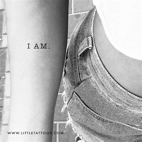 I AM Temporary Tattoo - Set of 3 – Little Tattoos