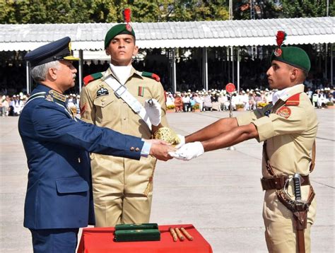 Passing out parade of 140th PMA Long Course held at PMA Kakul ...