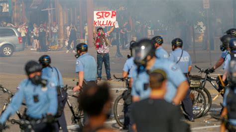 Protests over George Floyd's death intensify across Minneapolis