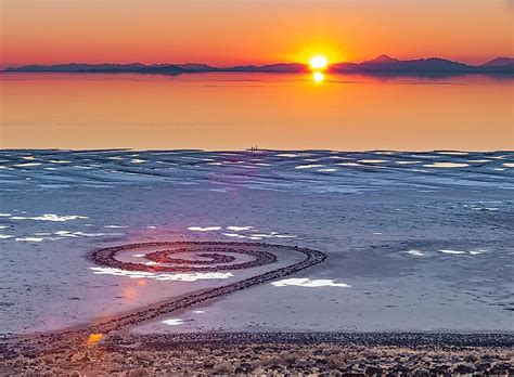 Spiral Jetty, Utah - WorldAtlas