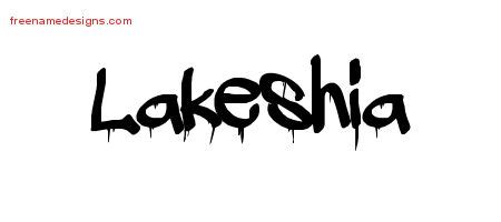 Graffiti Name Tattoo Designs Lakeshia Free Lettering - Free Name Designs