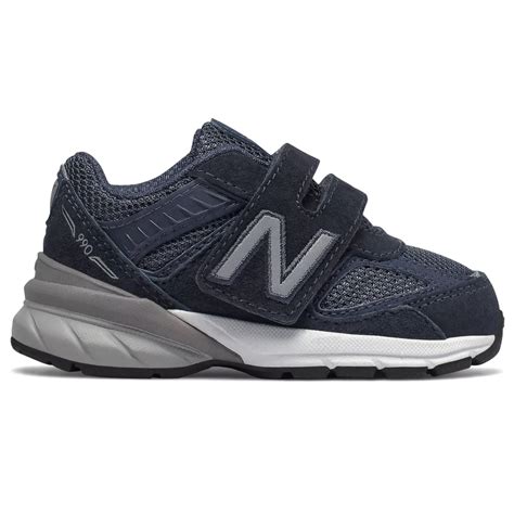 New Balance Toddler's 990v5 Navy Hook & Loop | Laurie's Shoes