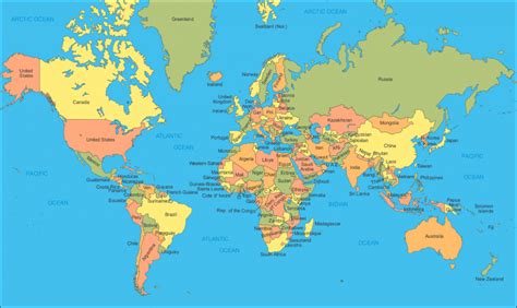 World Map Printable, Printable World Maps In Different Sizes - World ...