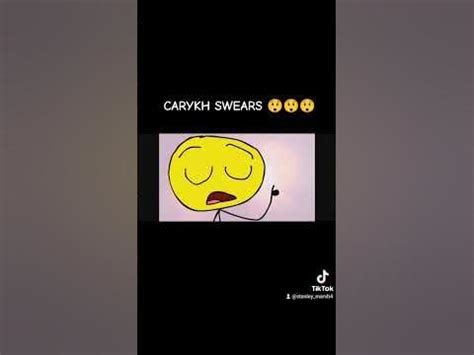 CARYKH SWEARS 😲😲😲😲😲😲😲😲 #bfdi - YouTube