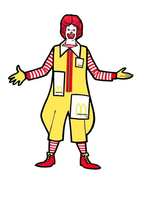 Ronald Mcdonald Clipart at GetDrawings | Free download