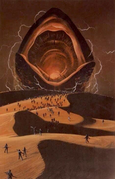 Shai Hulud concept art for Dune (1984). credit: Miller/Masters. : r/dune