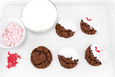 Peppermint Chewy Chocolate Cookies - Mama's On A Budget