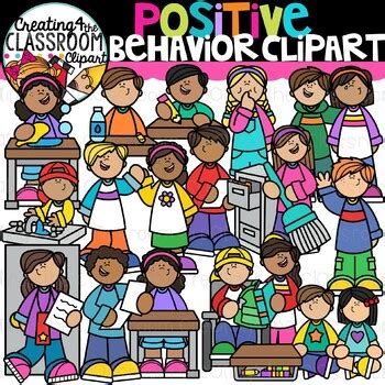 Positive Behavior Clipart {Good Choices} by Creating4 the Classroom Clipart