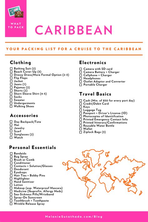 Ultimate Packing List for a Cruise to the Caribbean. — Melanie ...