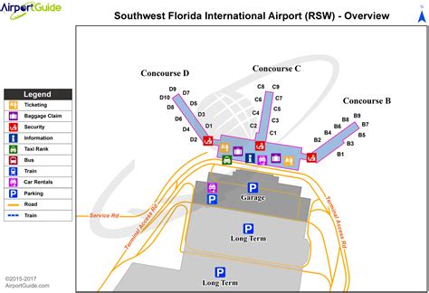 Southwest Florida International Airport Map - Draw A Topographic Map