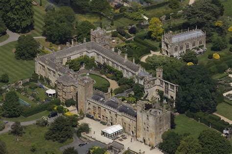 aerial photographs of Sudeley Castle Gloucestershire England