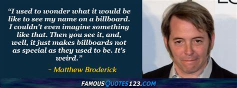 Matthew Broderick Quotes on People, Christmas, Family and Love