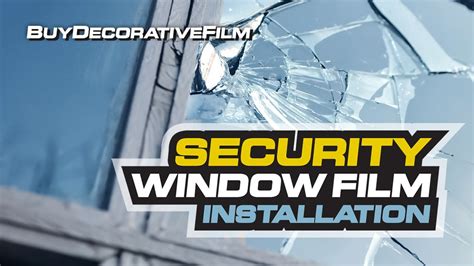 Security / Safety Window Film Installation Guide by BDF BuyDecorativeFilm - YouTube