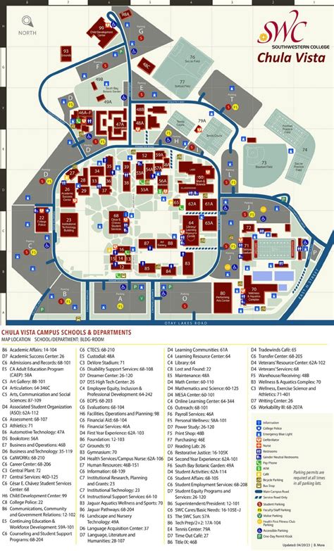 Southwestern College Chula Vista Campus Map - Ontheworldmap.com