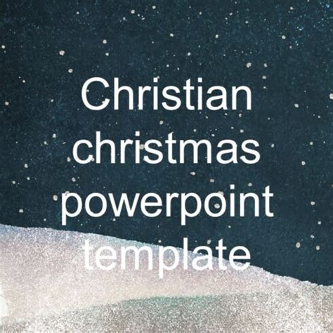 Christian Christmas Powerpoint Template – MasterBundles