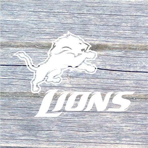 Detroit Lions Vinyl Decal Only various Sizes | Etsy