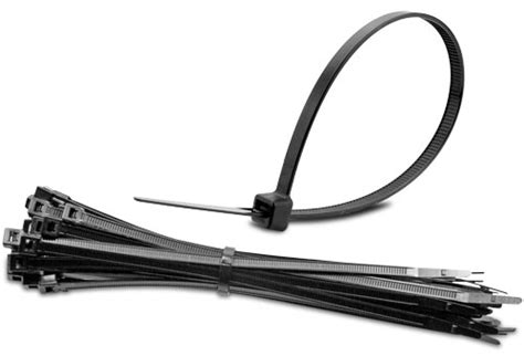 7.5″ Black UV Resistant Cable Tie - 50 lb Tensile Strength - Save 10%