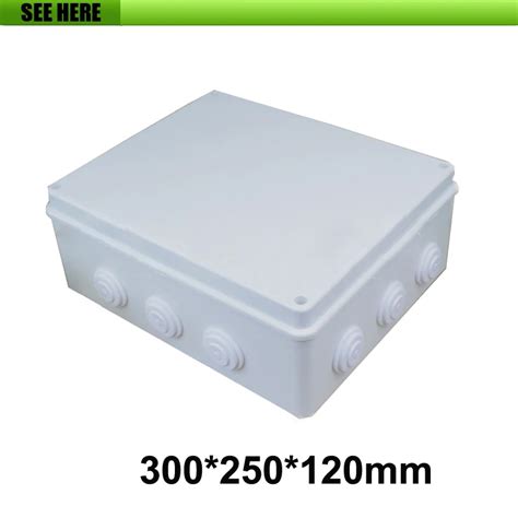 300*250*120mm IP65 Indoor/Outdoor waterproof electrical junction box With Reserved hole-in ...