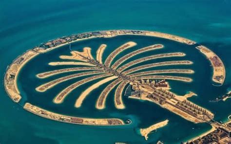 The tree-shaped Palm Jumeirah island is known for glitzy hotels, posh apartment towers and ...