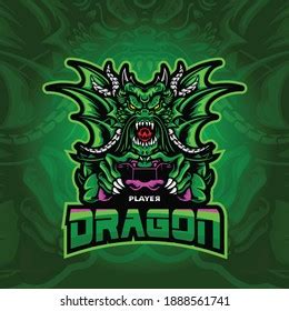 Dragon Gaming Logo Design Illustration Stock Vector (Royalty Free ...