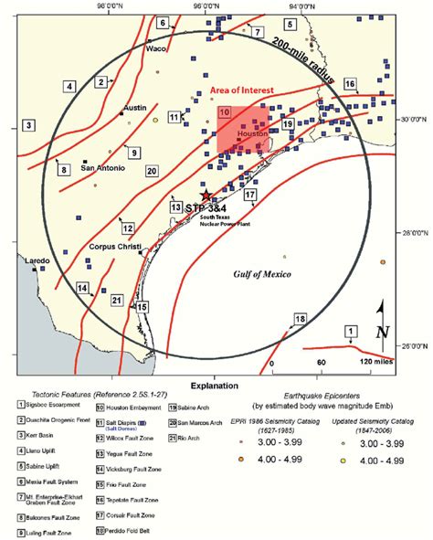 Texas Faultlines Map