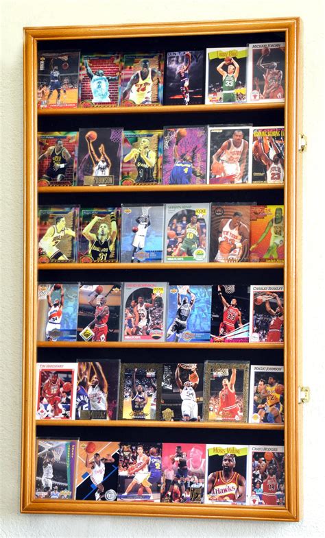 36 Sports Card Display Case Wall Mount Cabinet | Free Shipping ...