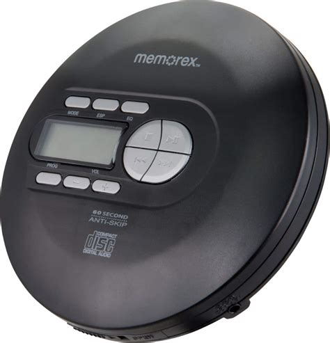 Memorex Portable CD Player Black MPC600B - Best Buy