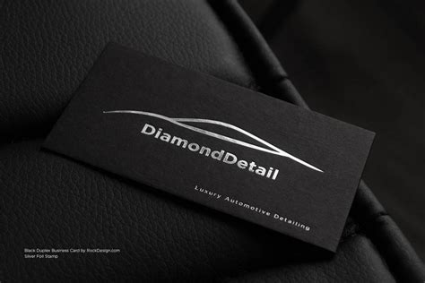 Luxury Car Detail Business Card Design