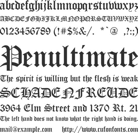 Encient German Gothic Font : Download Free for Desktop & Webfont